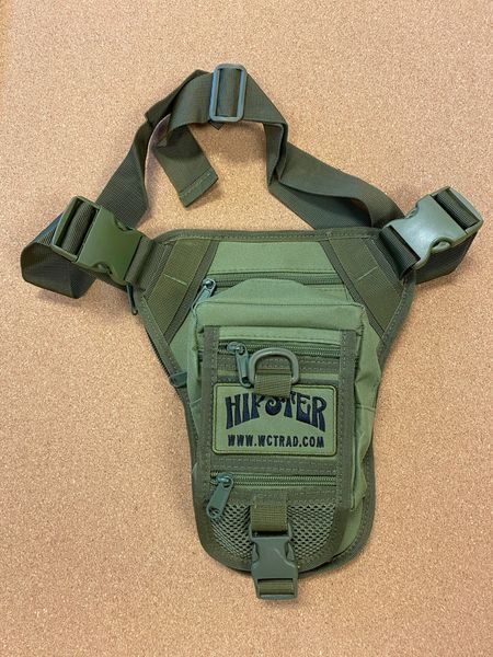 The original Hipster hip quiver in OD green with adjustable belt